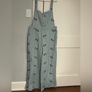 Cider sunflower overalls